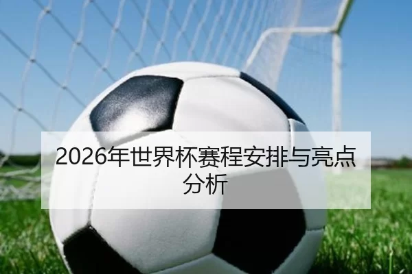 2026年世界杯赛程安排与亮点分析